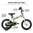 thumbnail image 5 of JOYSTAR 14 Inch Kids Bike with Training Wheels & Handbrake for Ages 3-5 Years Old Boys and Girls, Green, 5 of 6