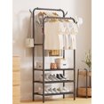 thumbnail image 4 of Ganfancp Perchero Colgante Zapatero Multifuncional Perchero Puerta de Casa Perchero Guardarropa Guardarropa Mueble Zapatero Ofertas Flash 1* Perchero, 4 of 6