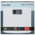 thumbnail image 2 of Taylor Digital White Glass Bath Scale, 2 of 2