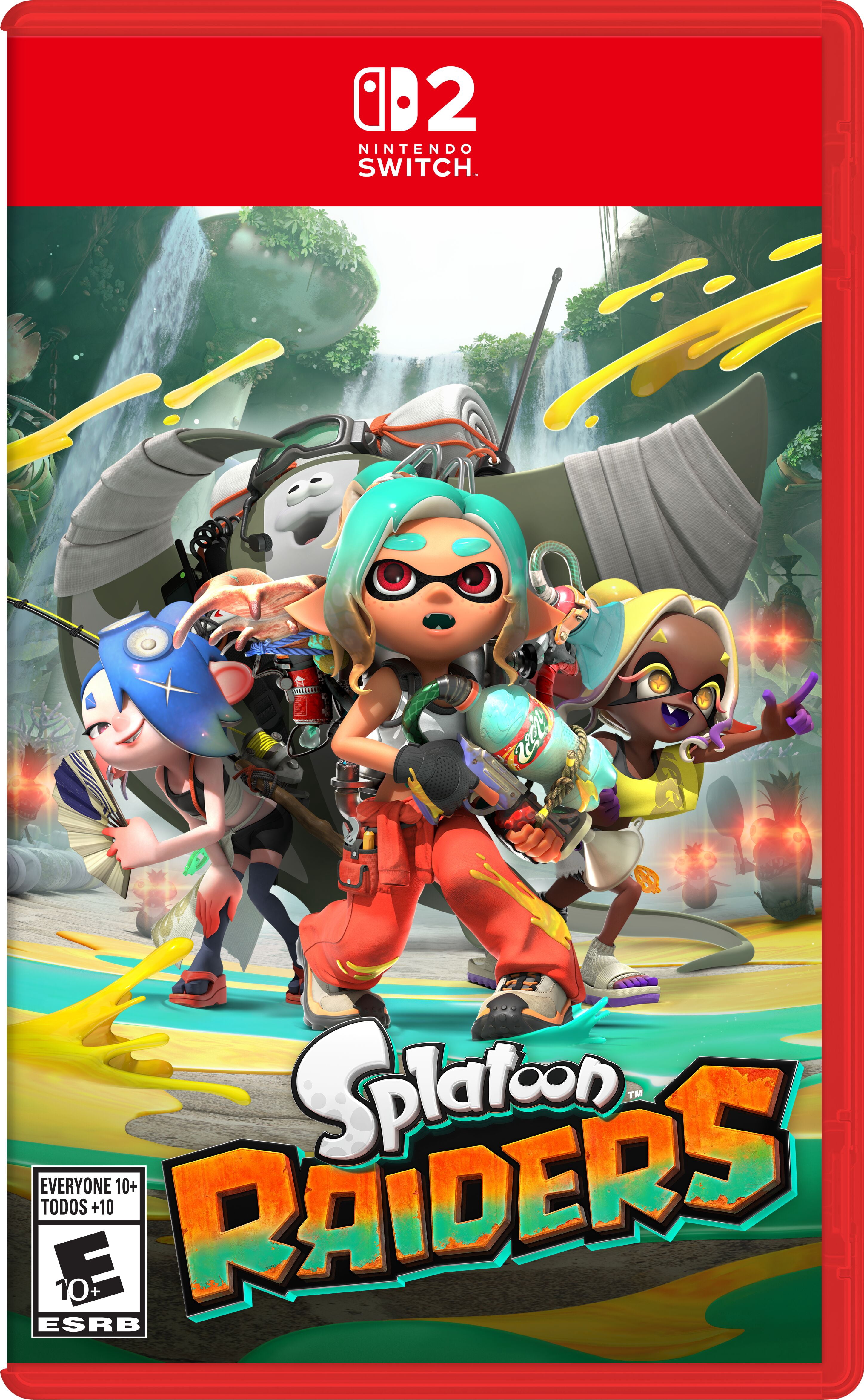 Splatoon for Nintendo Switch With Hard Shell 12 Game Caddy