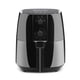thumbnail image 1 of Elite Gourmet EAF-4617X Freidora eléctrica digital de aire caliente, 1350 vatios, cocina saludable sin aceite, temporizador y controles de temperatura, 4 cuartos de galón, negro, 1 of 5