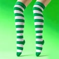 thumbnail image 5 of Girl Thigh Length Striped Socks Kids Breathable Long Sock Breathable Stretch Fabric Lively Styles Whole Season Wear, 5 of 9