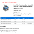 thumbnail image 2 of Front Wheel Hub Assembly - Compatible with 1992 - 1996 Cadillac DeVille FWD 1993 1994 1995, 2 of 2