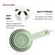 thumbnail image 5 of Juego de tazas medidoras KitchenAid Universal, 4 piezas, color pistacho, 5 of 6