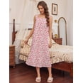 thumbnail image 2 of Ekouaer Long Sleeveless Nightgowns for Women Ladies Night Gown Embroidery Sleepdress Tank Nightdress Victorian Sleepshirt, 2 of 6