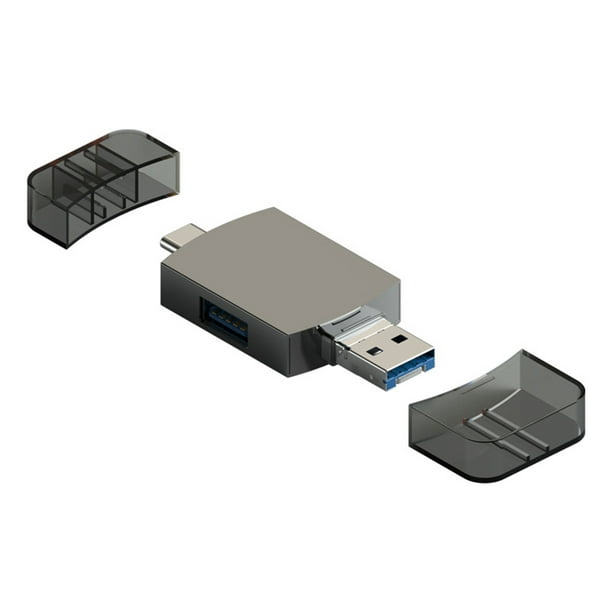 Lecteur de carte SD multifonction 3 en 1 adaptateur USB 2.0/TF/SD