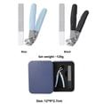 thumbnail image 2 of relayinert Senior-Friendly Toenail Extra-Long Toenail Nippers Use, Sharp, Clean, Hard Toenails for Specialized for Toenails Unisex Blue +Roll into strips, 2 of 6