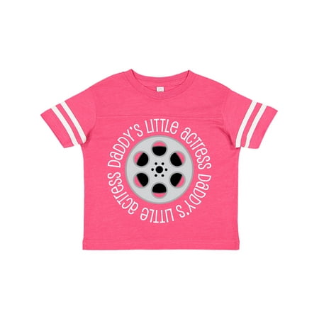 

Inktastic Daddys Little Actress Girls Film Star Gift Toddler Toddler Girl T-Shirt