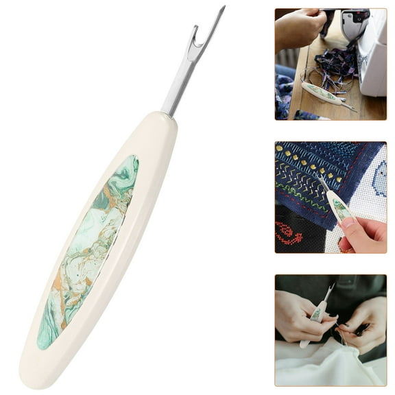 KALLORY Vintage Metal Seam with Ergonomic Handle, Multi-Color Tailoring Tool for Sewing and Crafting
