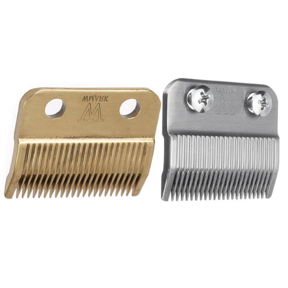 2Set Replace Cutter Head Metal Bottom Clipper Blade for Electric Shaver-Golden & Silver