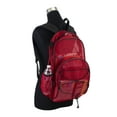 thumbnail image 6 of Eastsport Unisex Mesh Bungee Backpack with Padded Shoulder Straps, Red, 6 of 6