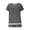 Gray, variant on Riecok Two Piece Sets for Women Crewneck Short Sleeve Tops and Drawstring Shorts Solid Casual Comfortable Outfits