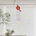 thumbnail image 1 of Carillón de viento con diseño de pájaro , decoración colgante multifuncional, longitud artesanal de 60cm para ventana de balcón, ligero Estilo B, 1 of 8