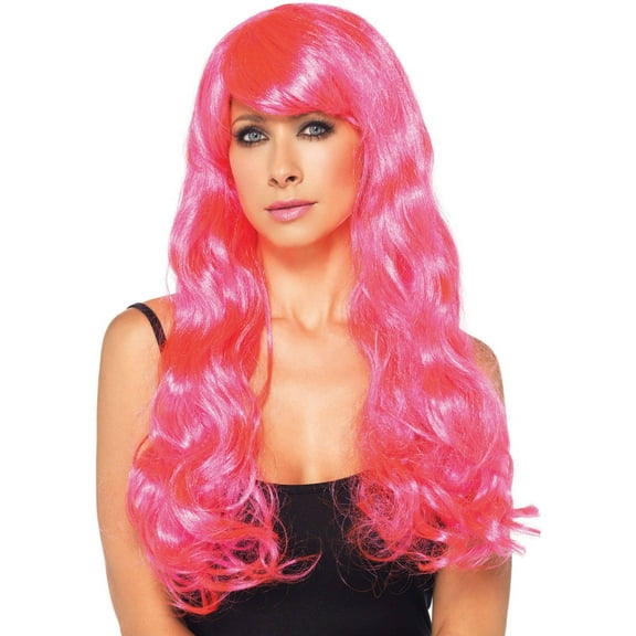 Colorful Bright Long Wavy Wig