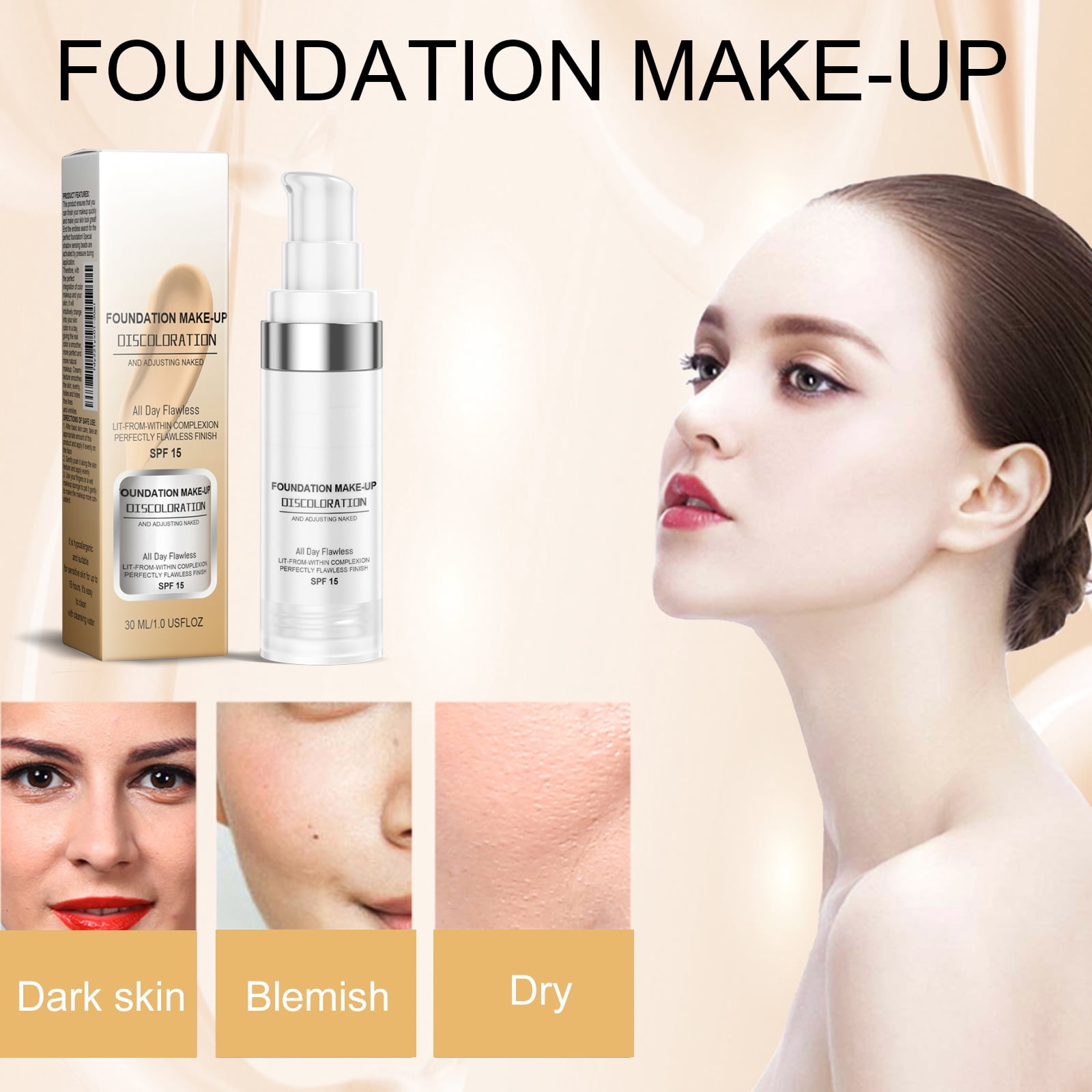 Alvantor Color Changing Foundation & Concealer 1fl.oz