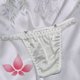 thumbnail image 3 of Tanga sexy sin costuras estampada para mujer - Ropa interior de cintura baja con doble tirante que realza las caderas - Algodón puro, 3 of 6