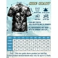 thumbnail image 2 of Lesbian Skull Couple Hawaiian Shirt for Men, Button Down Summer Beach Short Sleeve, S-5XL, 2 of 4
