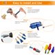 thumbnail image 2 of Pelacables Luckyway 14AWG Compatible con Taladro Azul, 2 of 5