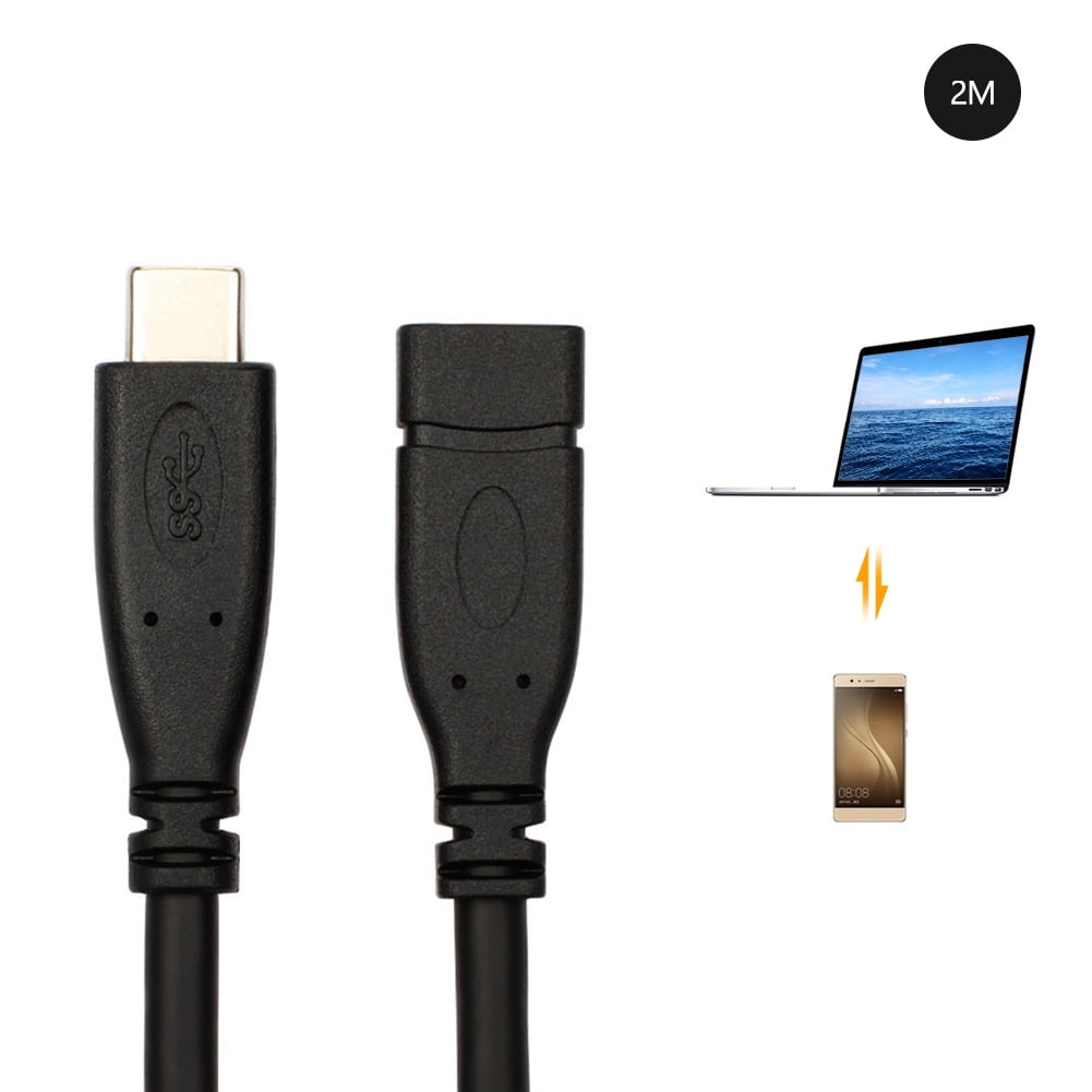 Type C USB Extension Cord USB 3.1 USB C Male to Female Extender