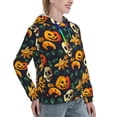 thumbnail image 3 of Hoodies for Women - Halloween Skull Comfrt Colour Drawstring Women'S Fashion Hoodies & Sweatshirts, Fall Outfits Clothes for Women 2024 Pullover with Kangaroo Pocket, 3 of 7