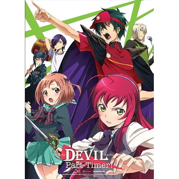 Wall Scroll - Devil is a Part-Timer - New Key Visual Toys Licensed ge60941