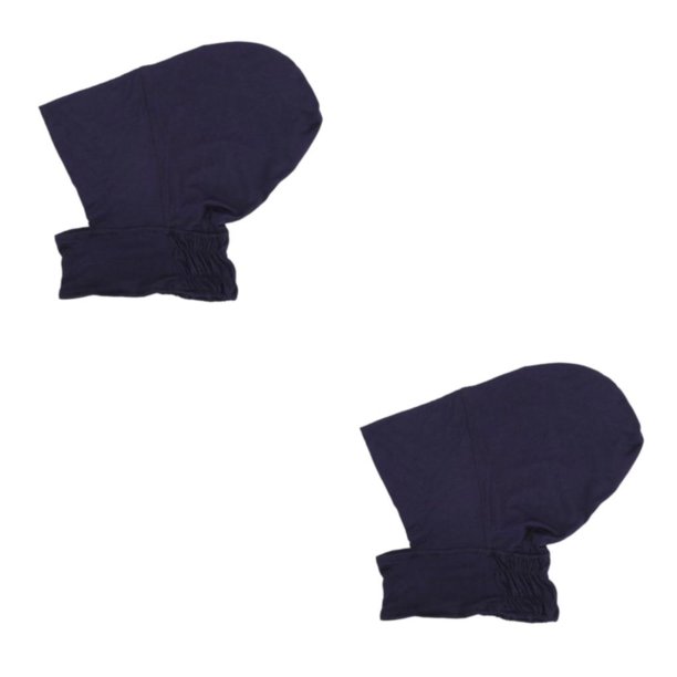 Sonducket Gorro musulmán multicolor - Turbante de moda y elástico Hijab Gorro interior para mujer Área espaciosa Azul Azul 2Conjunto