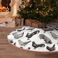 thumbnail image 5 of Balery Funny Chicken Printed Christmas Tree Skirt , Merry Christmas Party Christmas Tree Decoration,Adjustable Tree Skirt-30", 5 of 6
