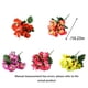 thumbnail image 3 of Ramo de flores artificiales de seda Wosthever 3 piezas Rojo, 3 of 6