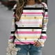 thumbnail image 1 of ICHUANYI Liquidación Mujeres Manga Larga Casual Día de San Valentín Impresión Cuello Redondo Sudadera Cuello Redondo Jersey Túnica Tops ICHUANYI WER202308243946, 1 of 5