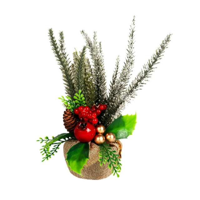 Mini árboles de Navidad adorno de escritorio tela de espuma de PVC accesorios para el hogar decoración del hogar adornos de fiesta tamaño Kits de decoración para fiestas Verde/Tamaño Grande Bewildely HA070117-01