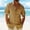 Khaki, variant on LMOIPLI Men's Short Sleeve Button Down Shirts Casual Textured Breathable Shirt Summer Fashion Hawaiian Beach Tops Khaki XXL