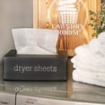 thumbnail image 2 of AuldHome Design Farmhouse Dryer Sheet Dispenser (Black); Countertop Enamelware Fabric Softener Sheet Holder for Laundry Room, 2 of 8