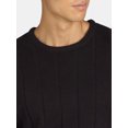 thumbnail image 4 of George Men's & Big Men's Drop Needle Crewneck Sweater, Sizes S-3XL, 4 of 5