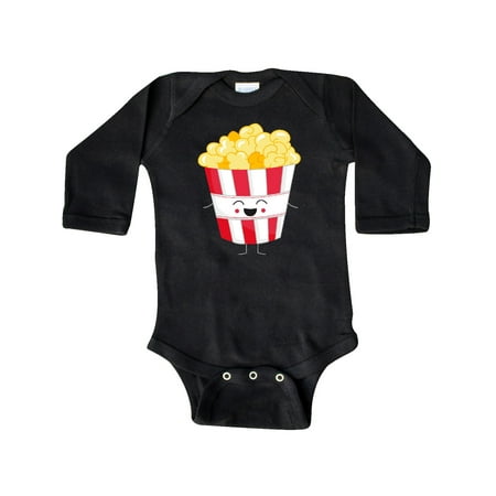 

Inktastic Popcorn Costume Gift Baby Boy or Baby Girl Long Sleeve Bodysuit
