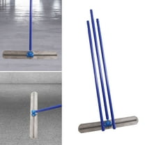 Concrete Bull Float Kit Manganese Steel 3 Handles & Cement Trowel Wiping Tool