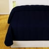 Mainstays Twin Marina Navy Bedspread, 1 Each