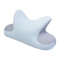 thumbnail image 1 of Almohada para la siesta en el escritorio de la oficina, almohada ergonómica para la siesta, descanso para el almuerzo, suave, transpirable, hielo Azul, 1 of 9