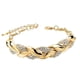 thumbnail image 1 of Con la moda europea pulsera de joyería y joyas de oro de 18 quilates de las mujeres de la boda pulsera de la hoja de pulseras, 1 of 8