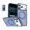 Blue, variant on Allytechgroup Case for iPhone 17 Pro with Kickstand, Support Wireless Charging Built-in Screen Protector Slim Lightweight Hard PC Rugged Non-Slip Anti-Fingerprint Shockproof Bumper