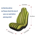 thumbnail image 5 of Yiaed Green Bamboo Fence Print Car Seat Covers,Universal Auto Seats Protector Fits for Car,SUV Sedan,Truck,Automotive Seat Covers & Accessories-1, 5 of 9