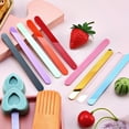 thumbnail image 2 of Farfi 10Pcs 24 Cavity Ice Cream Sticks Food Grade Heat-Resistant Durable Popsicle Sticks Party DIY Ice Cream Accessories for Home (Orange), 2 of 13