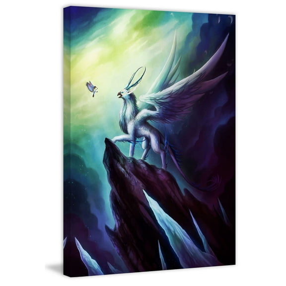 Marmont Hill "Gryphon" Painting Print on Canvas