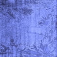 thumbnail image 1 of Ahgly Company Machine Washable Indoor Square Oriental Blue Industrial Area Rugs, 3' Square, 1 of 4