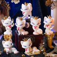 thumbnail image 3 of Whole Box Or 1pcs Blind Box Cat Pvc Flocking Toys Box Creative Gift, 3 of 4