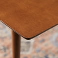 thumbnail image 4 of Walker Edison Banks Mid Century Tapered Leg Wood Dining Table, Acorn, 4 of 17