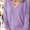 Purple, variant on ITSAME Womens Pullover Sweater, Loose Fit Solid Color V Neck Daily Soft Sweater Beige L