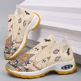 thumbnail image 4 of Air Cushion Walking Shoes, Running Shoes for Women Men Athletic Walking Sneakers,Fall Leaf Shoes,Halloween Shoes for Hiking Walking Sports Travel Jogging Shoes, Beige US-5.5/EU-35, 4 of 9
