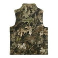 thumbnail image 5 of Garronmavis Camo Hunting Forest Full Zip Vest Wind Proof Boys Zippered Vest Comfortable Winter Lightweight Sleeveless Jacket with Pocket Soft Warm Sleeveless Jacket for Spring Fall, 5 of 7