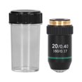 thumbnail image 1 of 20X Chrome-plated Brass Achromatic Objective Lens for Microscope, 20.2mm Lens Interface, 1 of 2