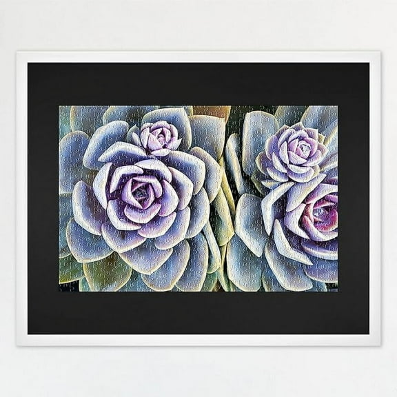 MCS 24x30 Puzzle Frame, White Frame for Finished Puzzles, Vertical & Horizontal Wall-Mounted Large Picture Frame for Puzzle Display & Preservation (1-Pack)